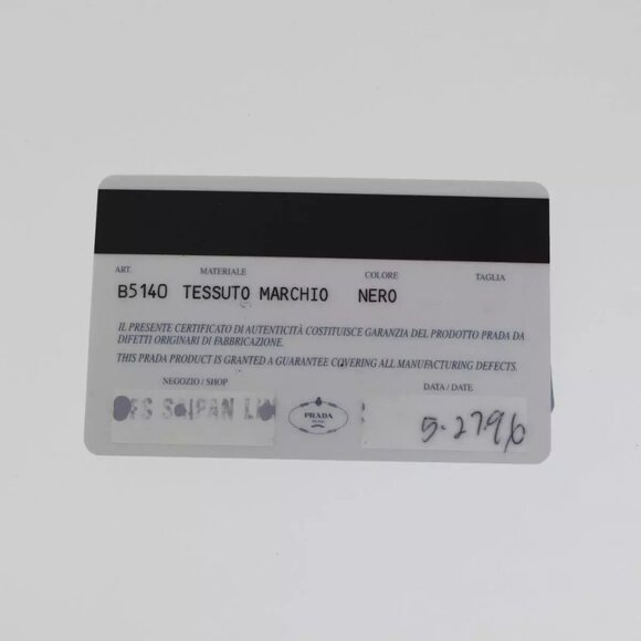 PRADA Tote Bag Nylon Black Auth - Picture 11 of 16